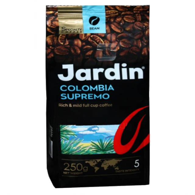 Кава у зернах Jardin Colombia supremo 250г