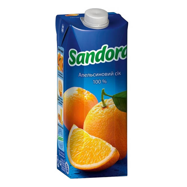 Сік Sandora Апельсиновий 0,5л (4820001448511)