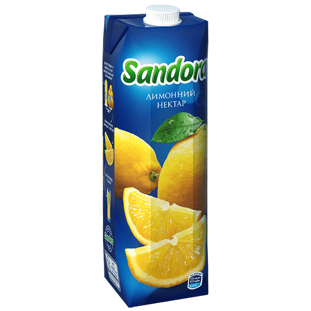 Нектар Sandora Лимонний 0,95л (4820001441932)