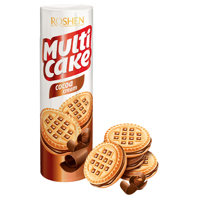 Печиво Roshen Multicake Cocoa cream 180г