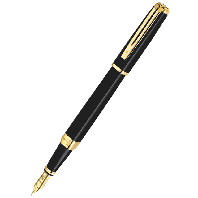 Ручка перова Waterman "Exception Slim Black GT 11028"