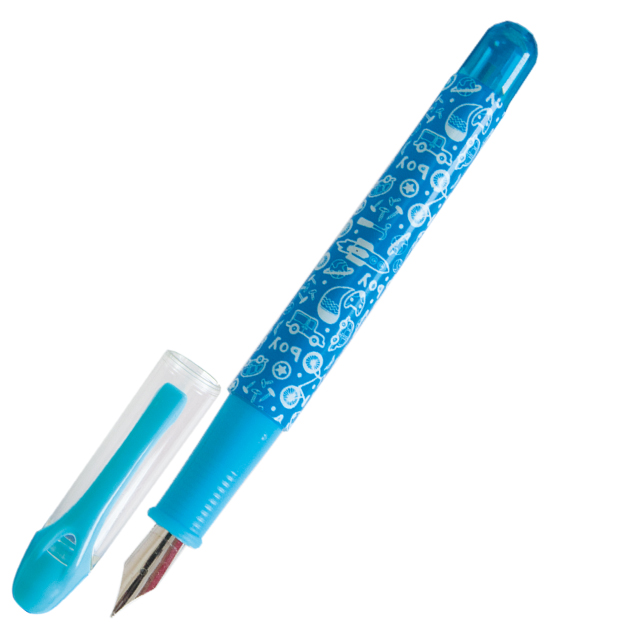 Ручка перова Zibi + 2 сині картриджі