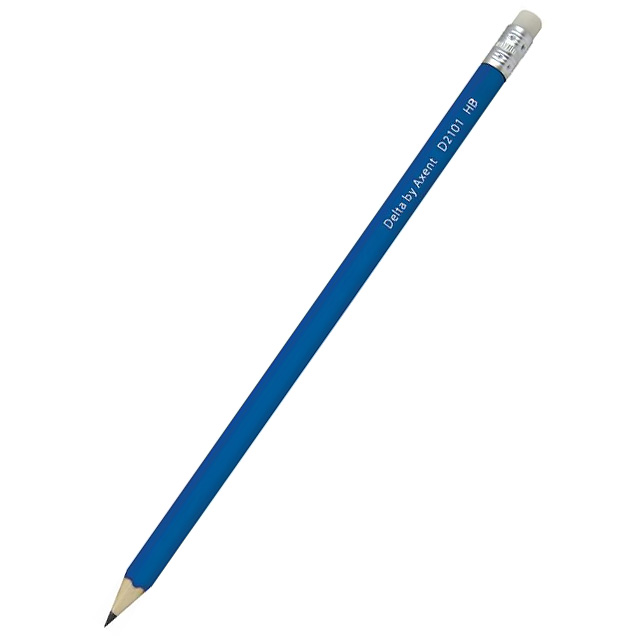 Олівець Delta 2101 HВ з гумкою колір корпусу в асортименті