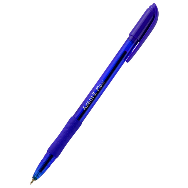 Ручка масляна Axent Flow AB1054 0,7 мм синя