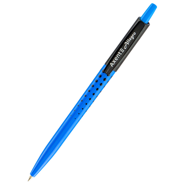 Ручка кулькова автоматична Axent Allegro AB1041 0,5 мм синя