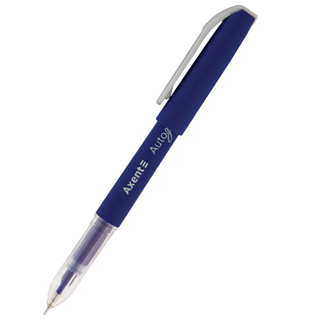 Ручка гелева Axent Autographe 0,5 мм синя