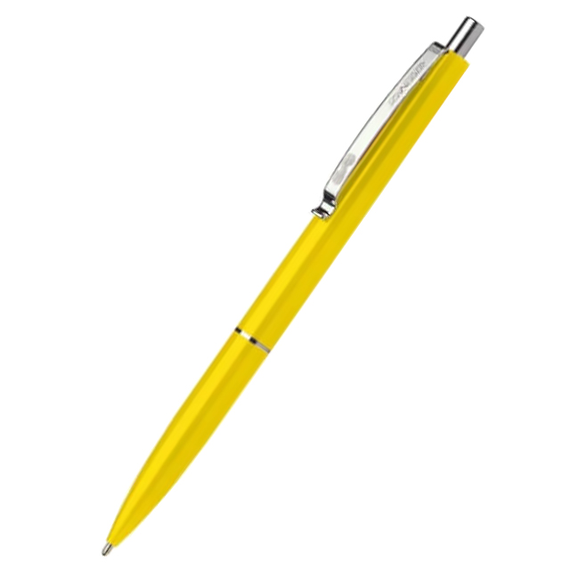 Ручка кулькова автоматична Schneider K15 0,7 мм синя жовтий корпус