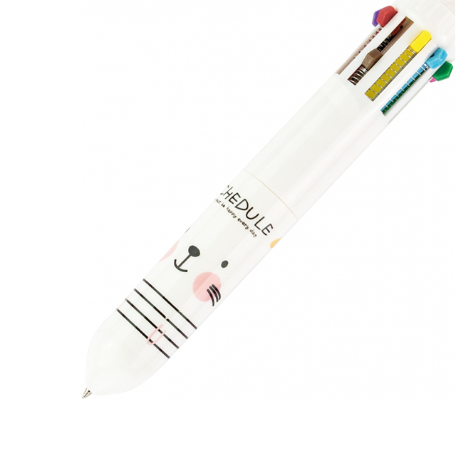 Ручка автоматична Rabbit Кролик 10 в 1 кольорів корпус в асортименті