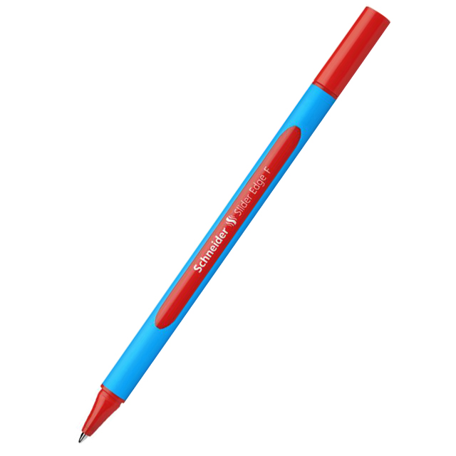 Ручка масляна Schneider Slider Edge F 0,5 мм червона