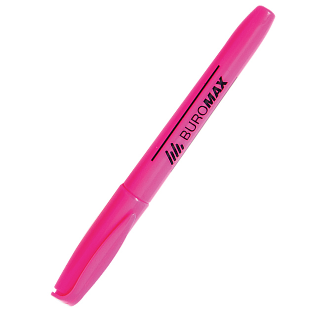 Текстовий маркер BuroMax 2-4 мм рожевий