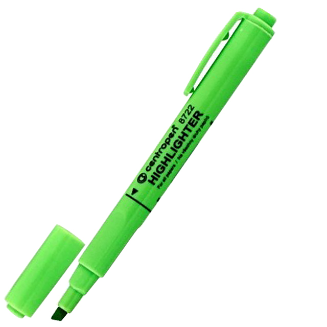 Текстовий маркер Centropen 8722 1-4 мм зелений