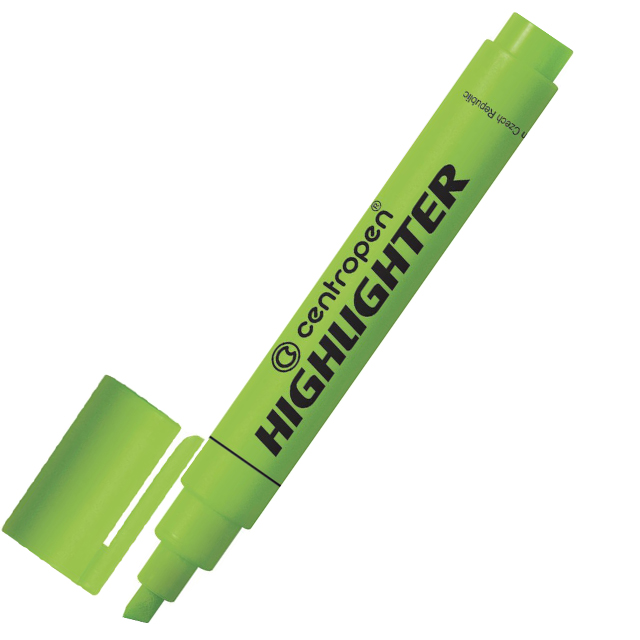 Текстовий маркер Centropen 8852 1-4,6 мм зелений