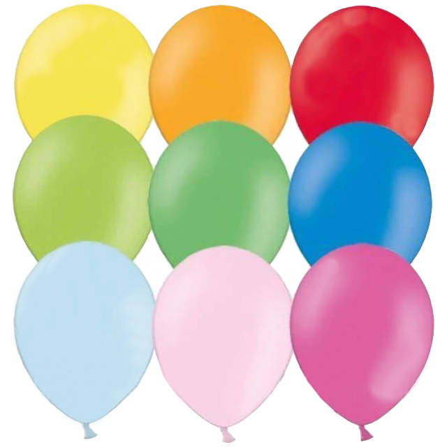 Кулька повітряна d-30 мікс пастельних кольорів