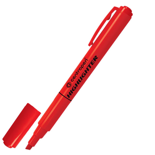 Текстовий маркер Centropen 8722 1-4 мм червоний