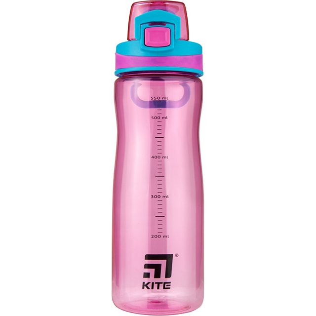 Пляшечка для води Kite 650мл рожева