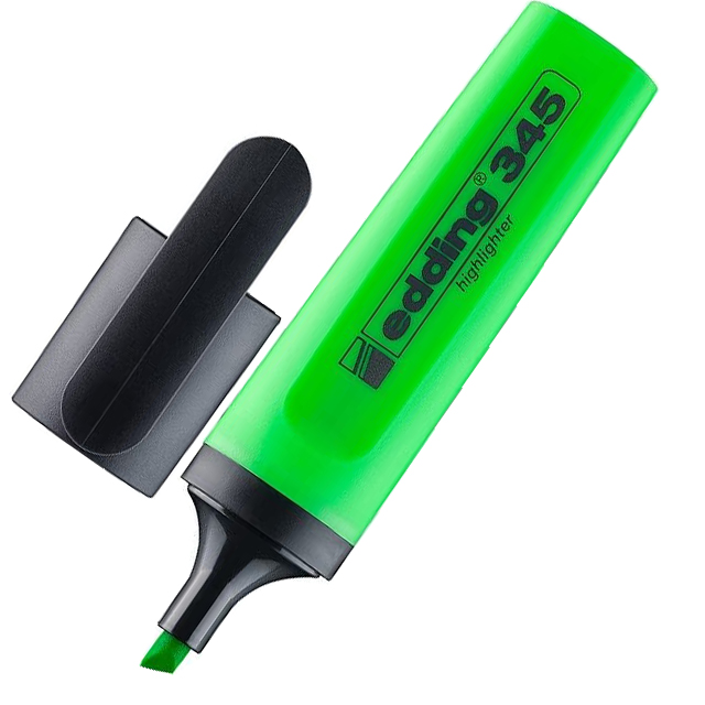 Текстовий маркер Edding 345 2-5 мм зелений