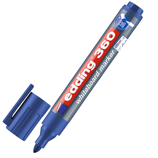 Маркер для дошки Edding 360 1,5-3мм синій