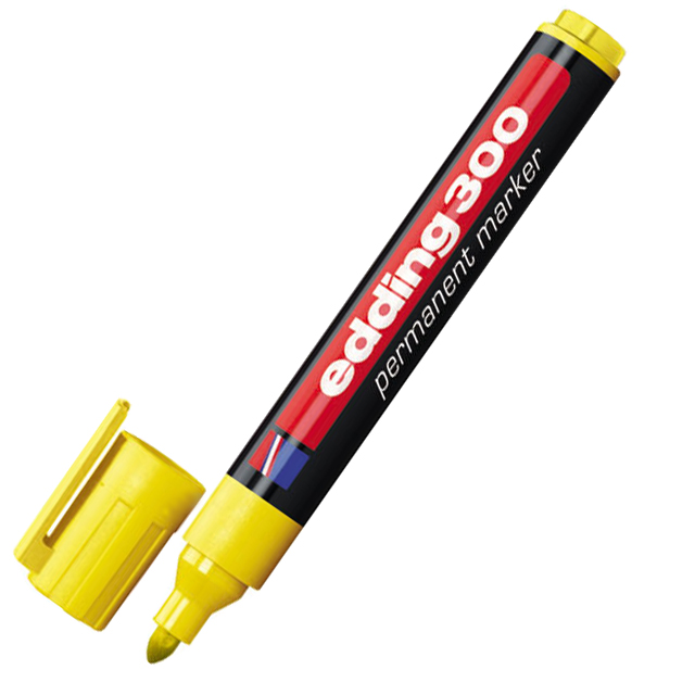 Перманентний маркер Edding 300 1,5-3мм жовтий