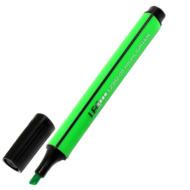 Текстовий маркер Leo 2382 1-4 мм зелений