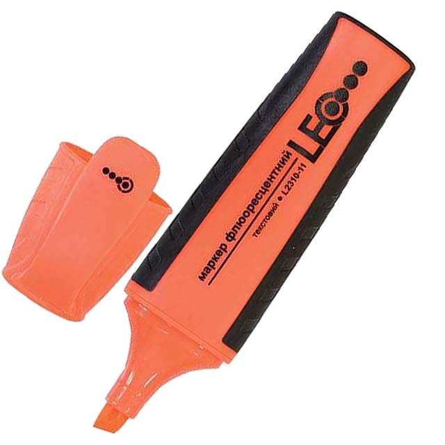 Текстовий маркер Leo 2310 1-5 мм оранжевий