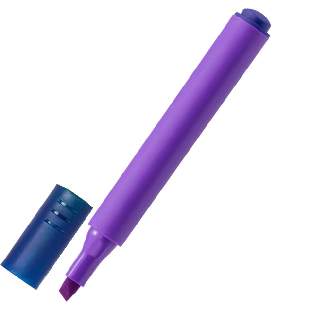 Текстовий маркер Optima 2-3 мм трикутний фіолетовий