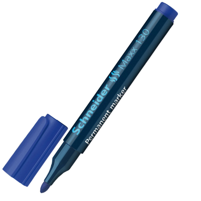 Перманентний маркер Schneider Maxx 130 1-3 мм синій