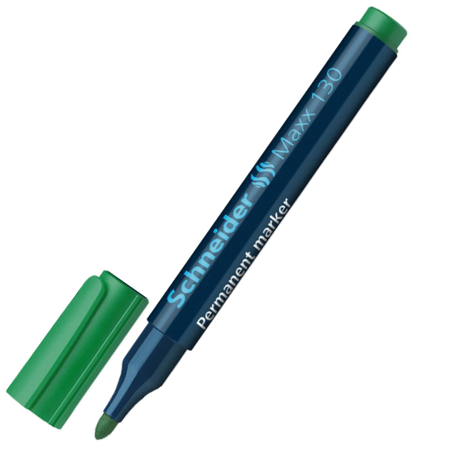 Перманентний маркер Schneider Maxx 130 1-3 мм зелений