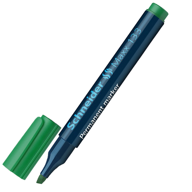 Перманентний маркер Schneider 133 1-5мм зелений