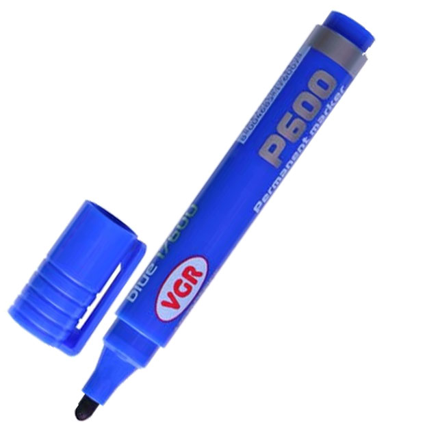 Перманентний маркер VGR Р600 2,5мм синій
