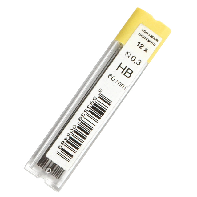 Грифелі для олівця K-I-N HB 0,3 мм 12 шт
