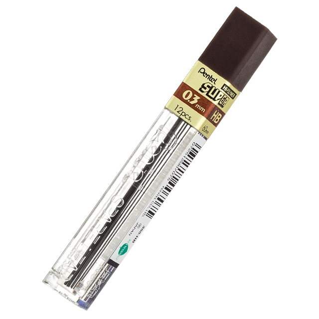 Грифелі для олівця Pentel Hi-Polymer Super HB 0,3 мм 12 шт
