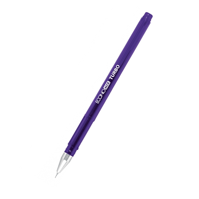 Ручка гелева EconoMix Turbo 0.5мм фіолетова