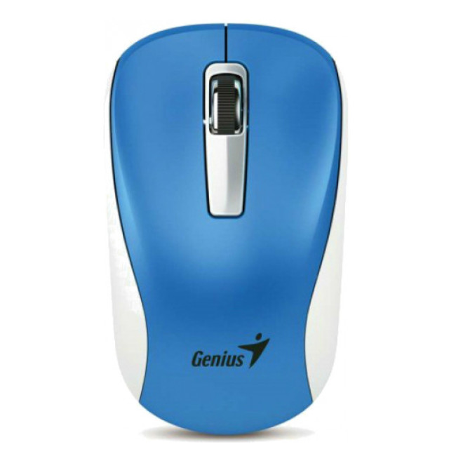 Миша комп`ютерна бездротова Genius NX-7010 WL USB 2-х кнопкова+колесо синя