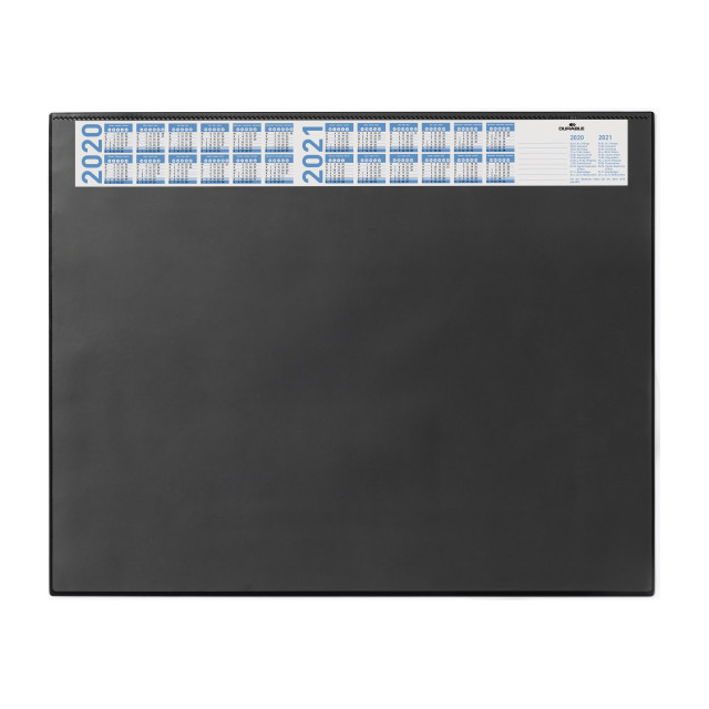 Покриття на стіл Durable 52x65см з прозорим верхом чорне