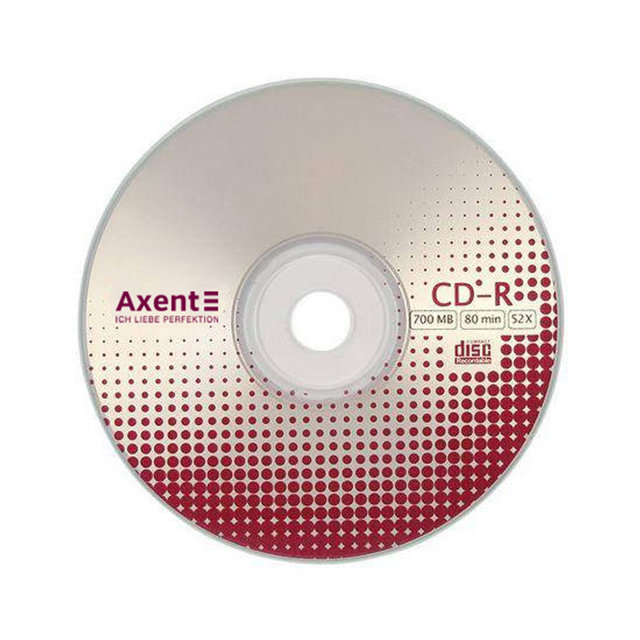Диски CD-R Axent 52х700Mb балка 10шт