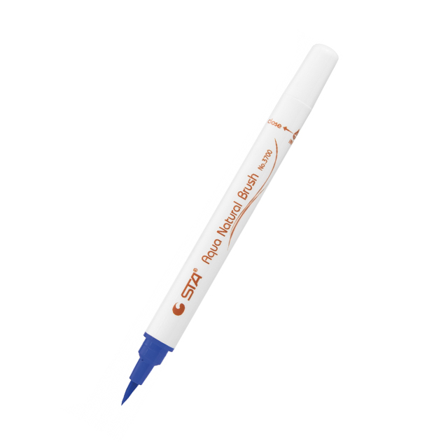 Маркер-пензлик для малювання STA Aqua Natural Brush 3700 STA3700-30 Napoleon синій