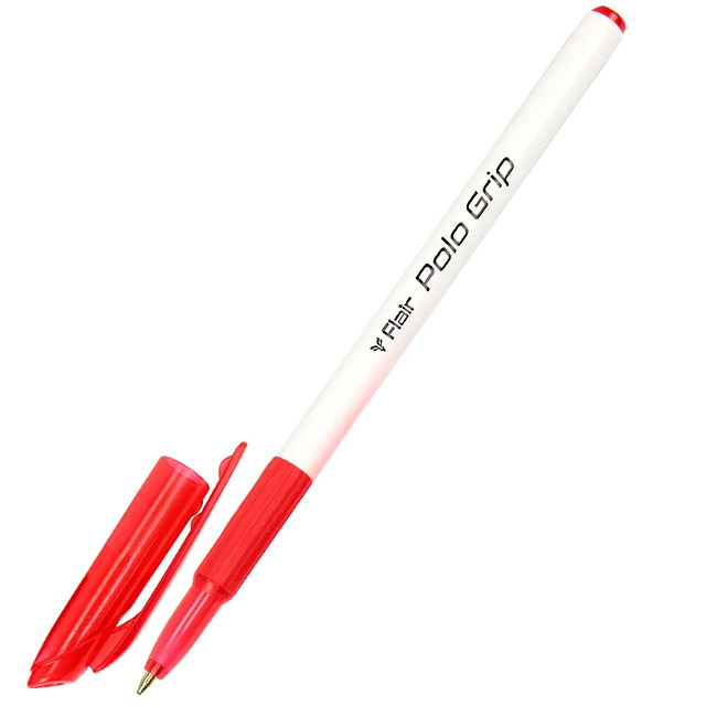 Ручка кулькова Flair Polo Grip 0,7 мм червона