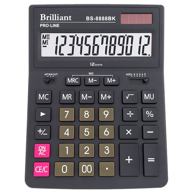 Калькулятор Brilliant BS-8888BK 12р