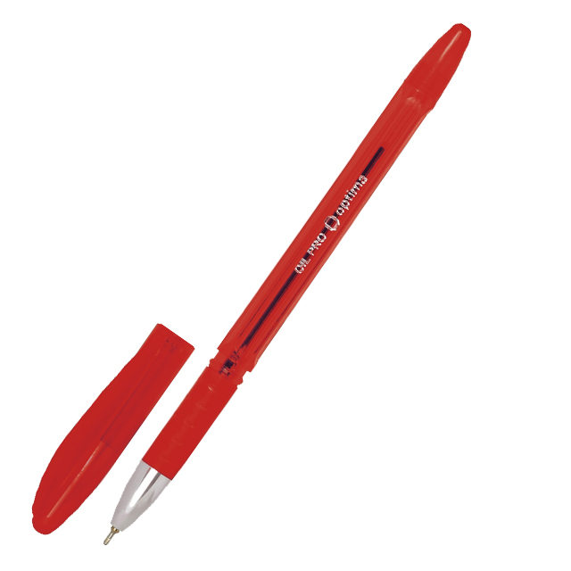Ручка масляна Optima Oil Pro 0,5 мм червона