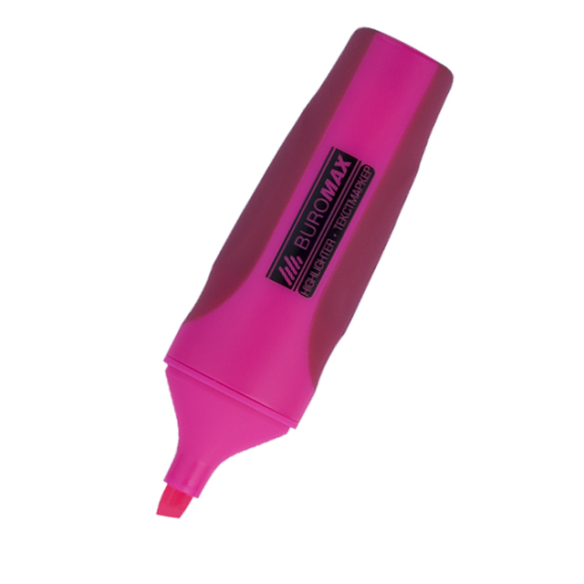 Текстовий маркер BuroМax Neon 2-4мм рожевий