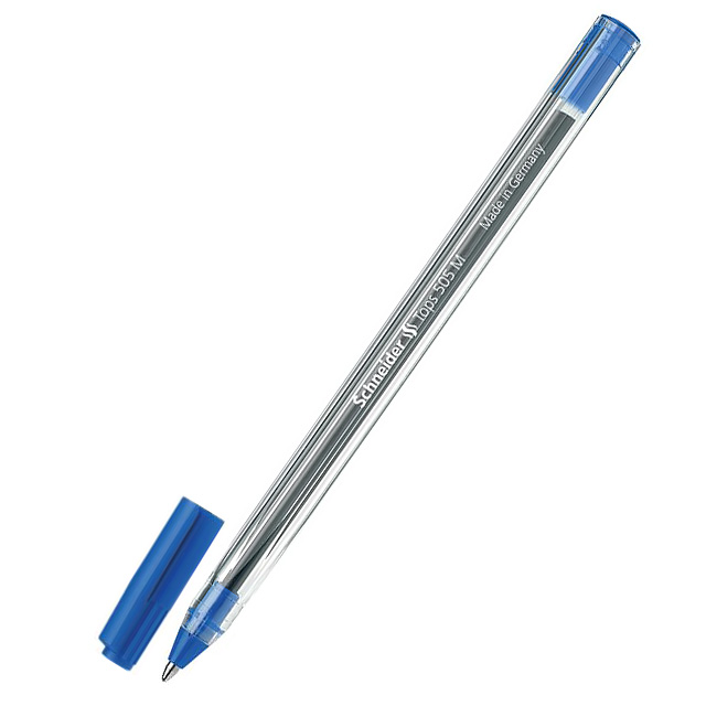 Ручка кулькова Schneider Tops 505 Cristal 0,7 мм синій