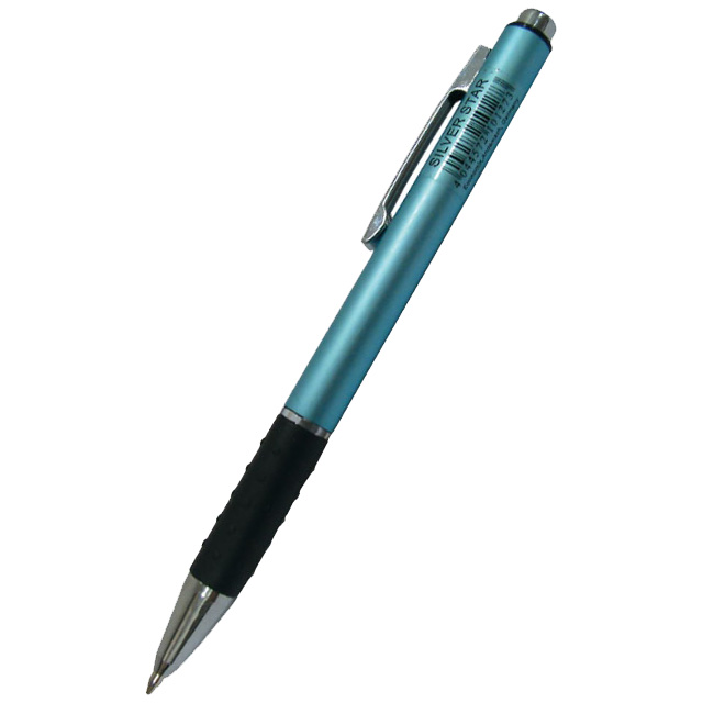 Ручка кулькова автоматична EconoMix "Silver Star" 0,5 мм синя