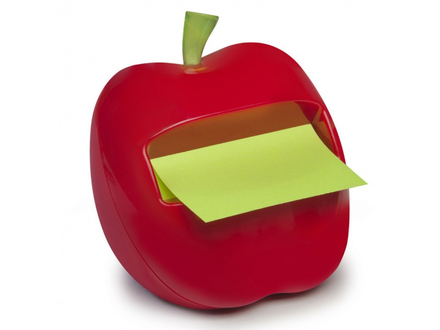 Діспенсер 3М "Яблуко" для Z-Notes + Z-папірці для нотаток жовті 50шт