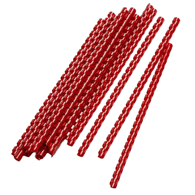 Пластикові пружини 6 мм червоні 100 шт