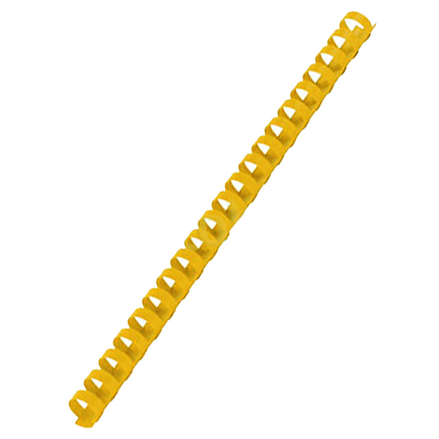 Пластикові пружини 8 мм жовті 100 шт