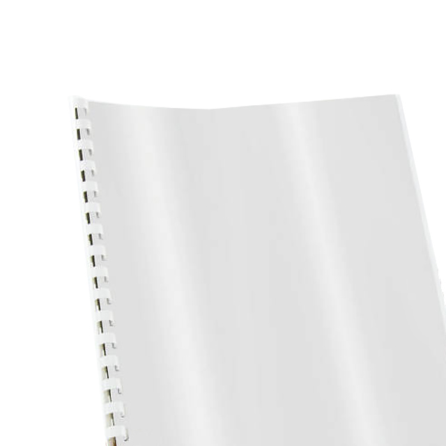 Обкладинки для брошурування D&Art Chromolux А4 картонні глянсові 250 г/м2 білі 100 шт