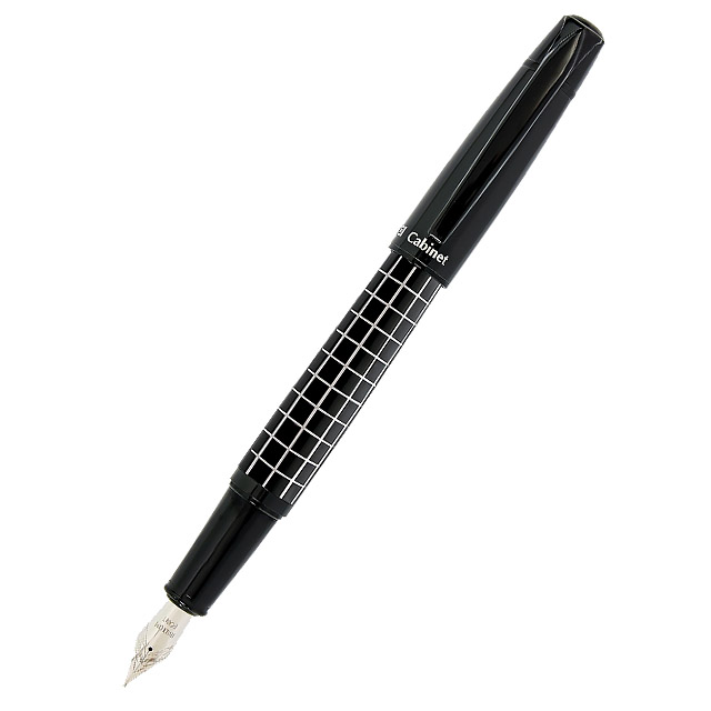 Ручка перова Optima Cabinet Chess чорний корпус з гравіюванням в подарунковому футлярі