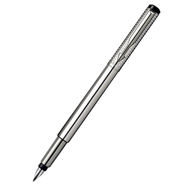 Ручка перова Parker Vektor Premium Shiny SS Chiselled