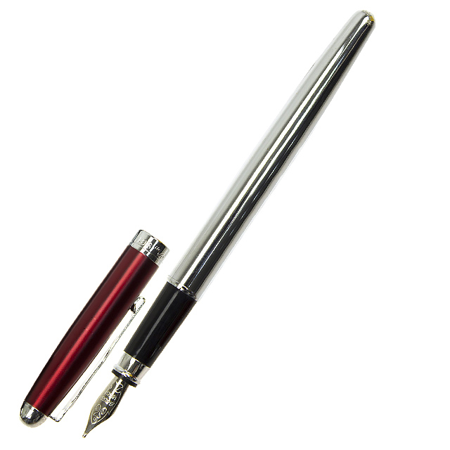 Ручка перова Baixin FP901 металева асорті