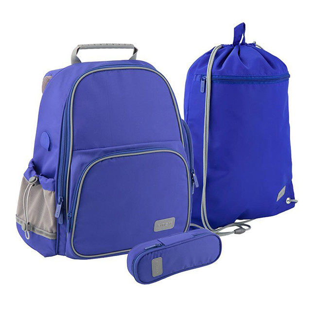 Набір Kite Education Smart рюкзак + сумка для взуття + пенал синій
